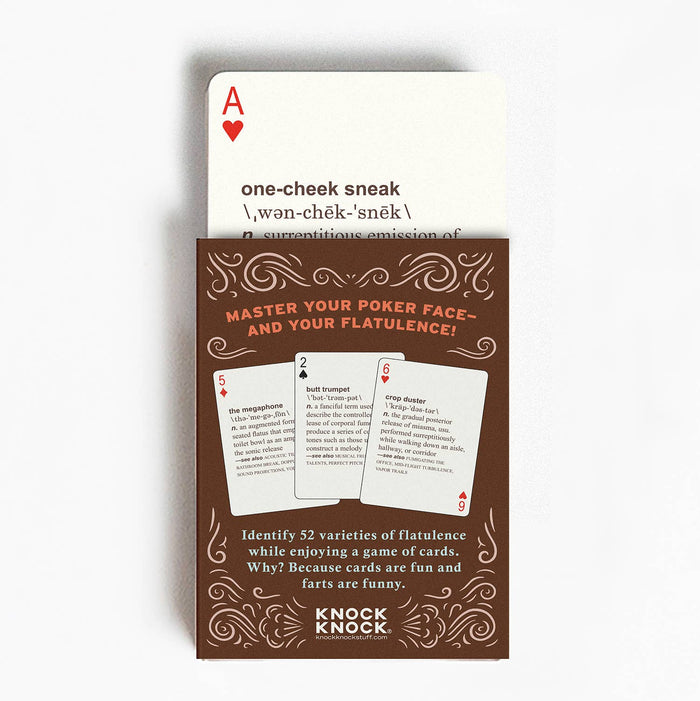 52 Farts Playing Cards Deck - Rebel Villa
