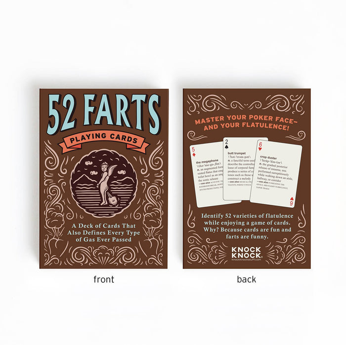 52 Farts Playing Cards Deck - Rebel Villa