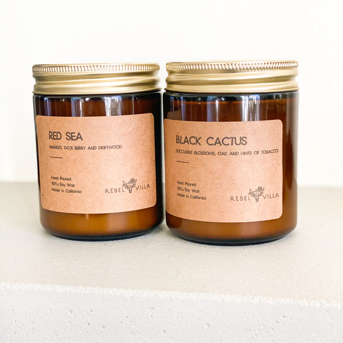 9 oz Soy Candle - Choose Your Scent - Rebel Villa
