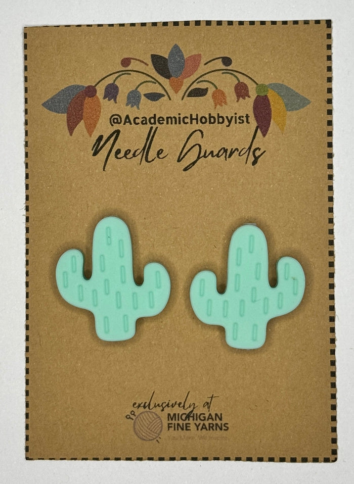 Michigan Fine Yarns AcademicHobbyist Needle Guards - Desert Love - Turquoise Cacti 72507434 | Accessories at Michigan Fine Yarns