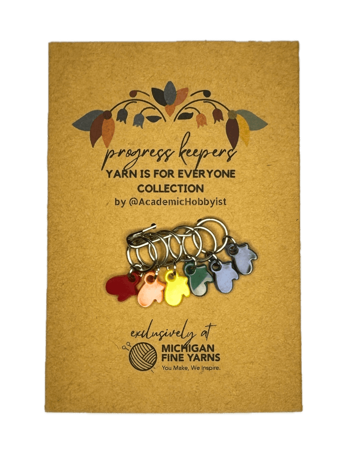 Michigan Fine Yarns Yarn is for Everyone Collection Progress Keepers - Rainbow Mittens 95327018 | Accessories at Michigan Fine Yarns