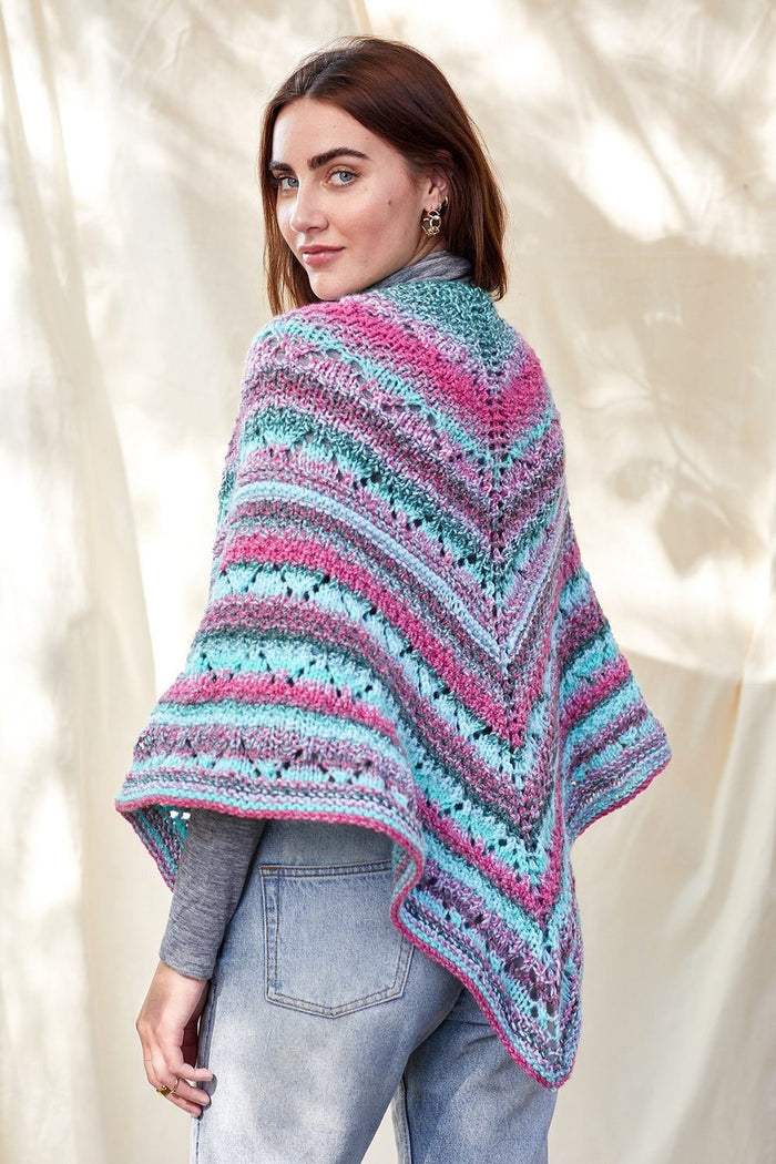 Universal Yarns Anemone Shawl Kit at Michigan Fine Yarns