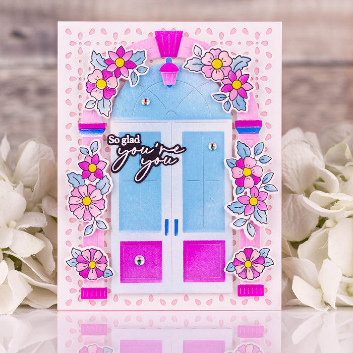 Arched Elegance stencil