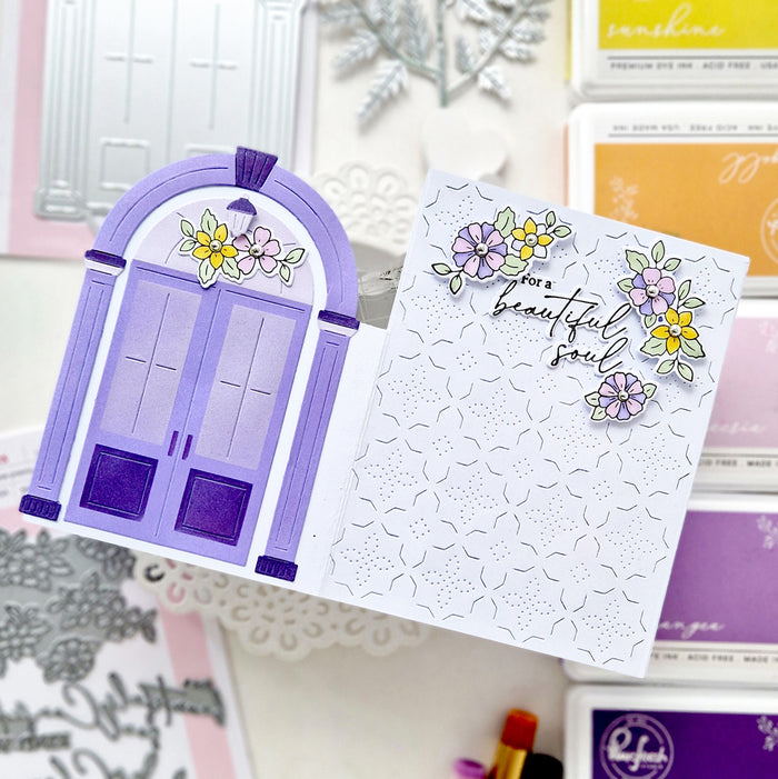 Arched Elegance stencil