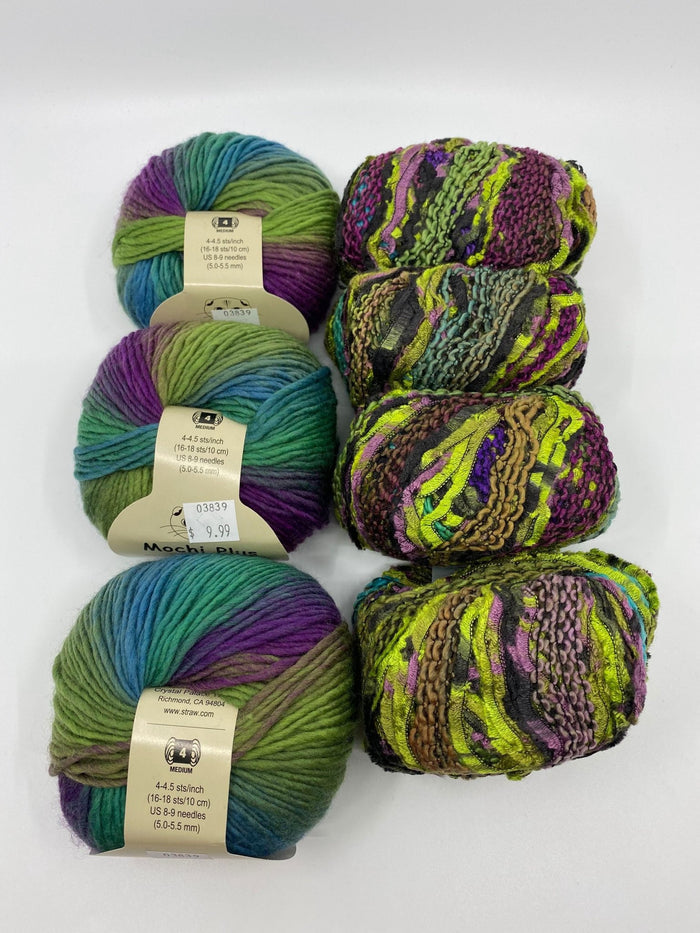 Crystal Palace Aria & Mochi Plus Diva Shawl Kit at Michigan Fine Yarns