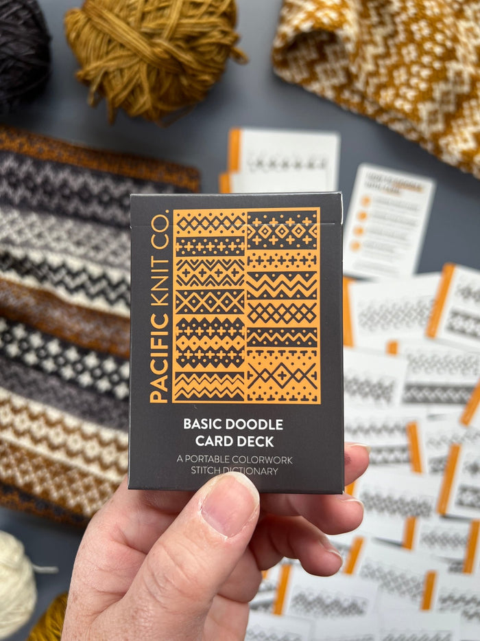 Pacific Knit Co. Basic Doodle Card Deck -  | Patterns at Michigan Fine Yarns