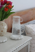 Bedside Glass Carafe and Mug