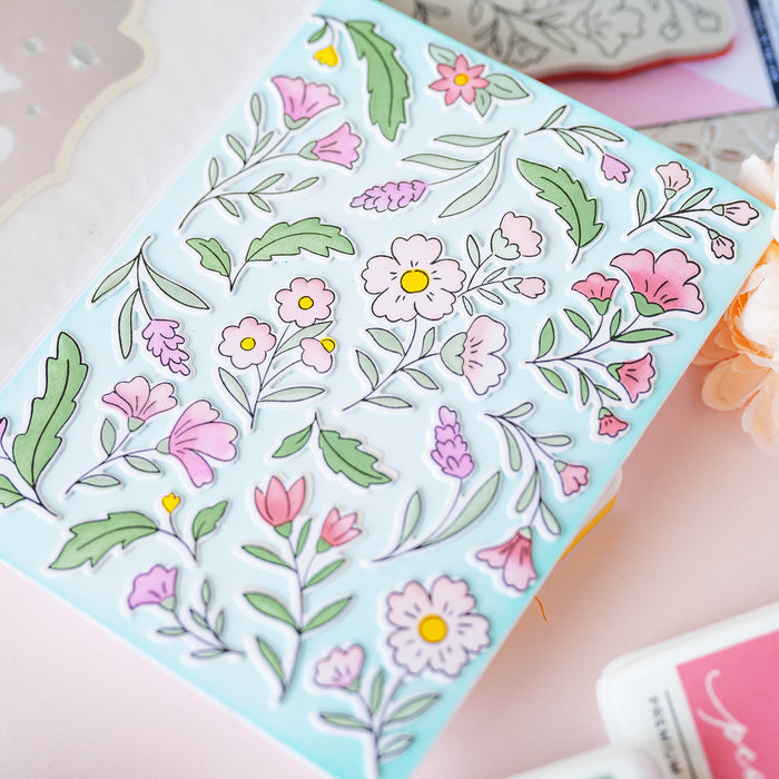 Bloomscape cling stamp