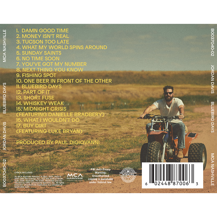Bluebird Days CD