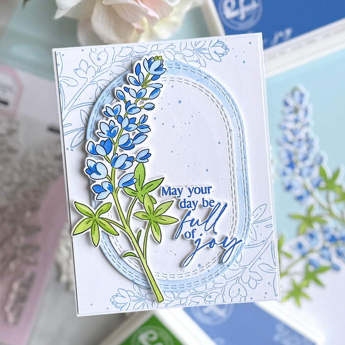 Bluebonnet Bliss stencil