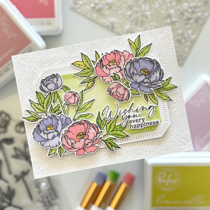 Blushing Blooms stamp
