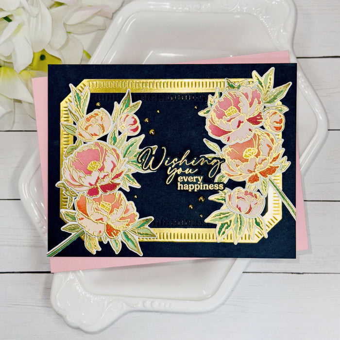 Blushing Blooms stamp