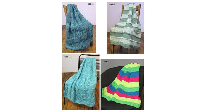 Plymouth Yarns Book 636 The Encore 8-Hour Baby Blanket Refreshed | Michigan Fine Yarns - | Knitting Book at Michigan Fine Yarns