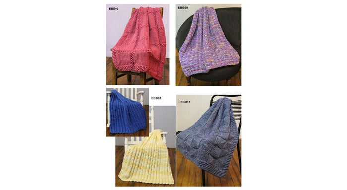 Plymouth Yarns Book 636 The Encore 8-Hour Baby Blanket Refreshed | Michigan Fine Yarns - | Knitting Book at Michigan Fine Yarns