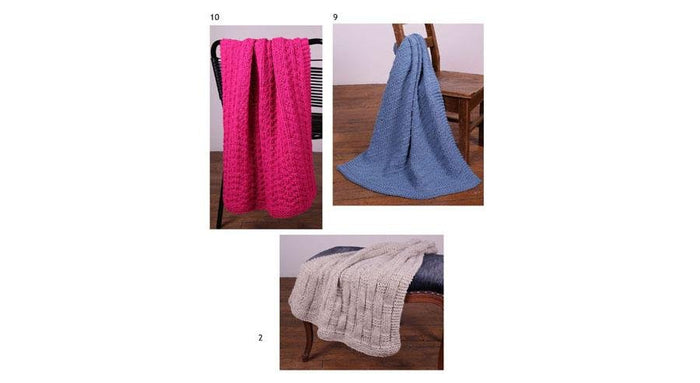 Plymouth Yarns Book 658 Encore Chunky: Fast Throws | Michigan Fine Yarns - | Knitting Book at Michigan Fine Yarns