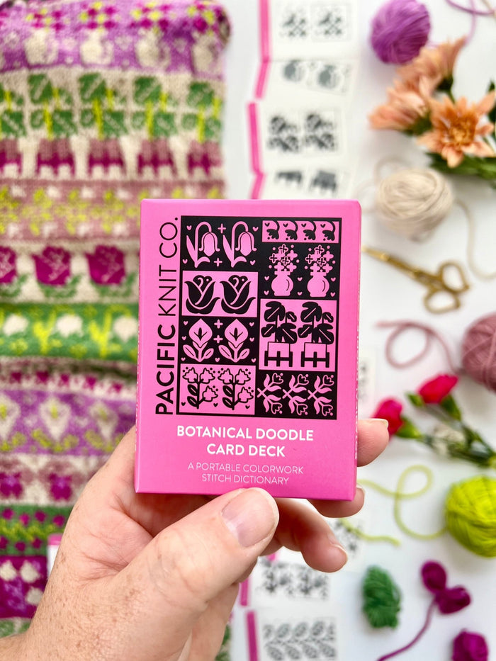 Pacific Knit Co. Botanical Doodle Card Expansion Deck -  | Accessories at Michigan Fine Yarns