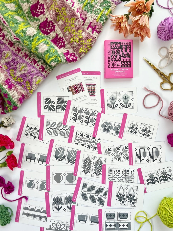 Pacific Knit Co. Botanical Doodle Card Expansion Deck -  | Accessories at Michigan Fine Yarns
