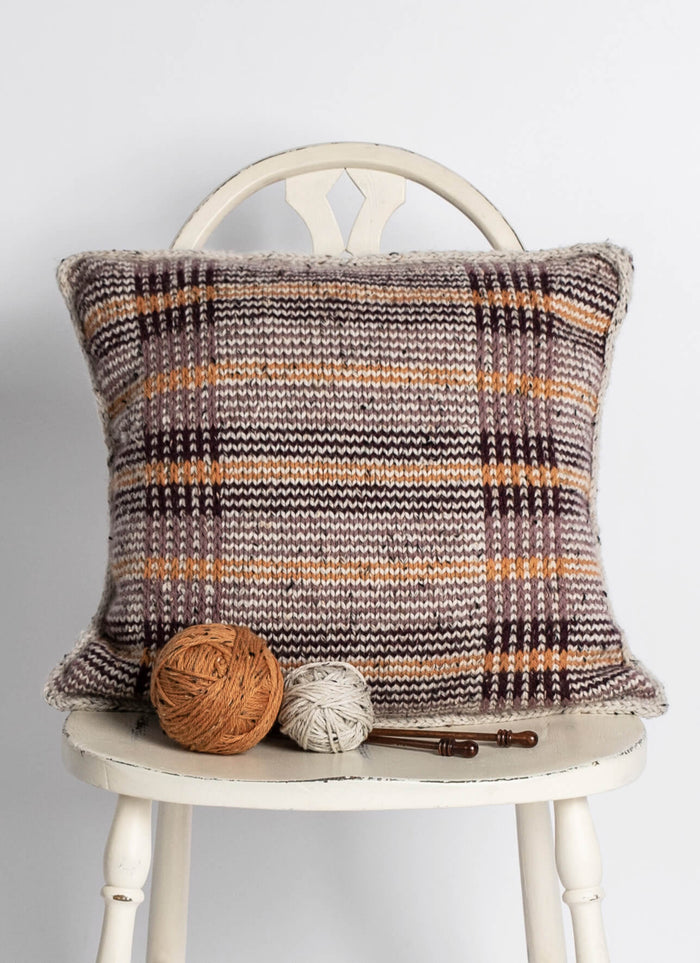 Blue Sky Fibers Brentwood Pillow Kit -Original Colorway | Kits at Michigan Fine Yarns