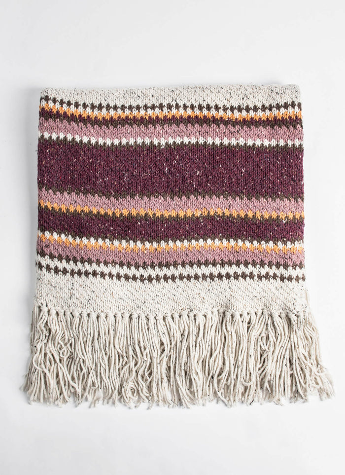 Blue Sky Fibers Brentwood Throw Kit -Original Colorway | Kits at Michigan Fine Yarns