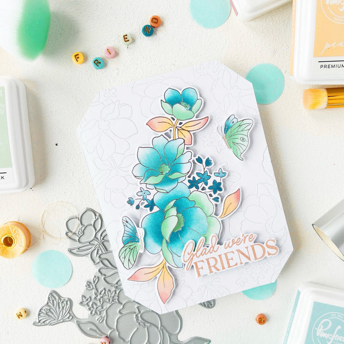 Butterflies in Bloom press plate