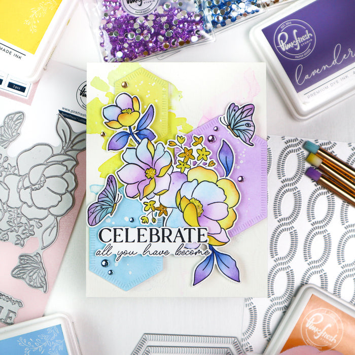 Butterflies in Bloom press plate