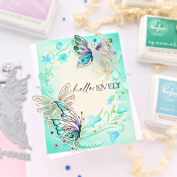 Butterfly Bliss press plate