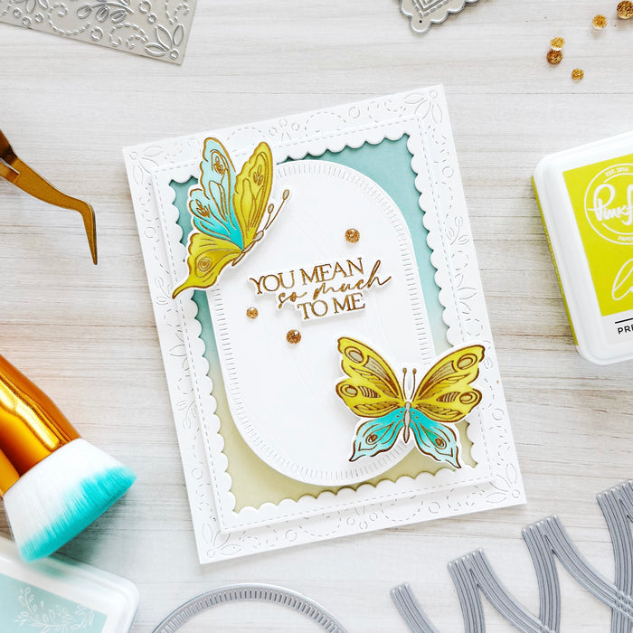 Butterfly Bliss stencil