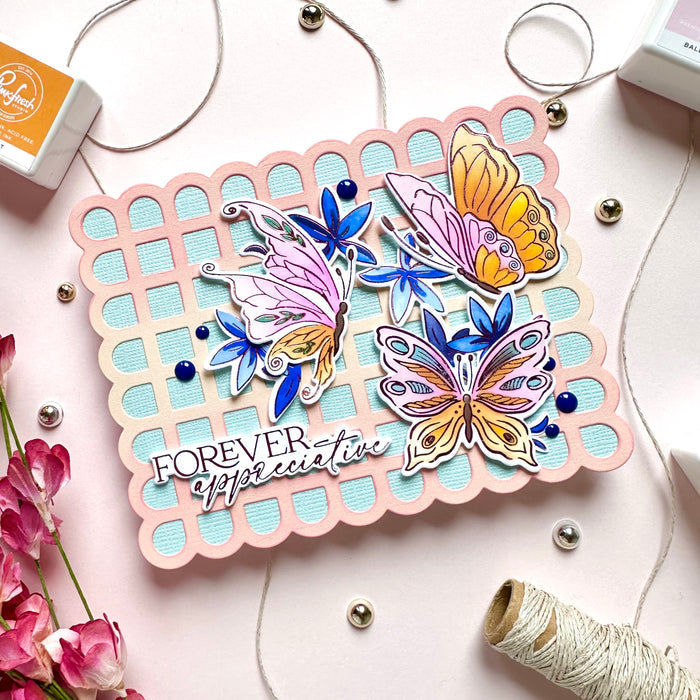 Butterfly Bliss stencil