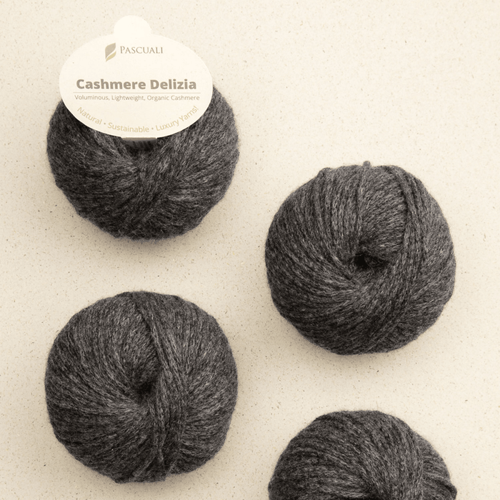Pascuali Cashmere Delizia -02 - Coal  | Yarn at Michigan Fine Yarns