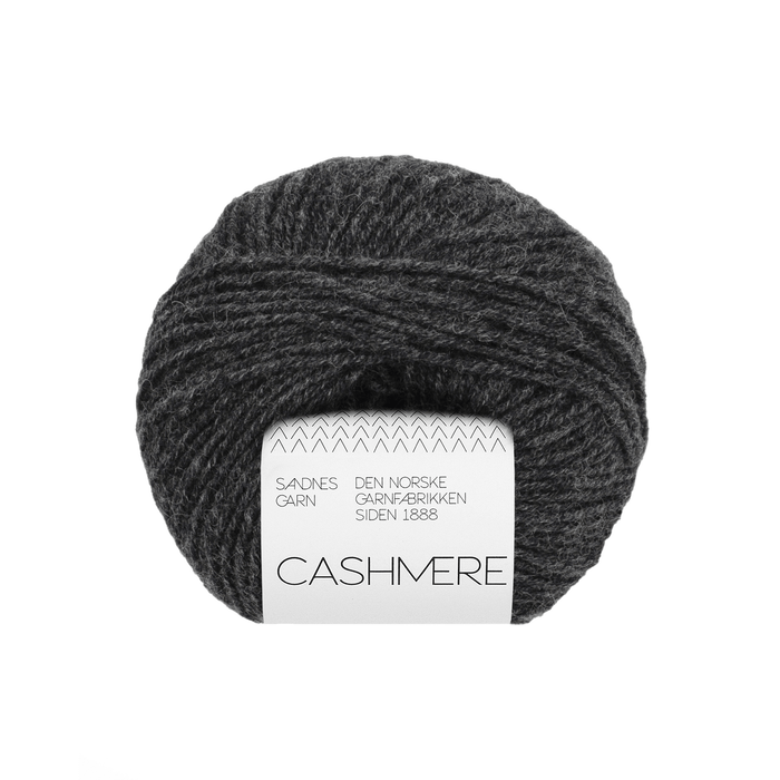 Sandnes Garn Cashmere - 1088 - Charcoal Melange  | Yarn at Michigan Fine Yarns