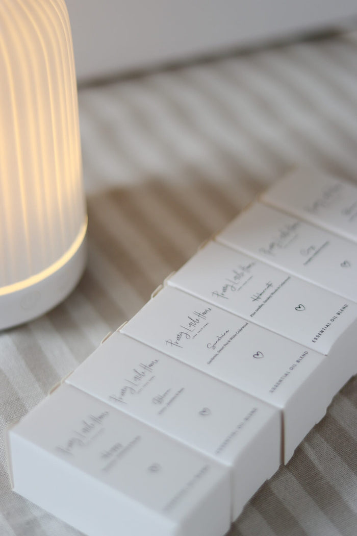 Ceramic Diffuser & Essential Oil Set