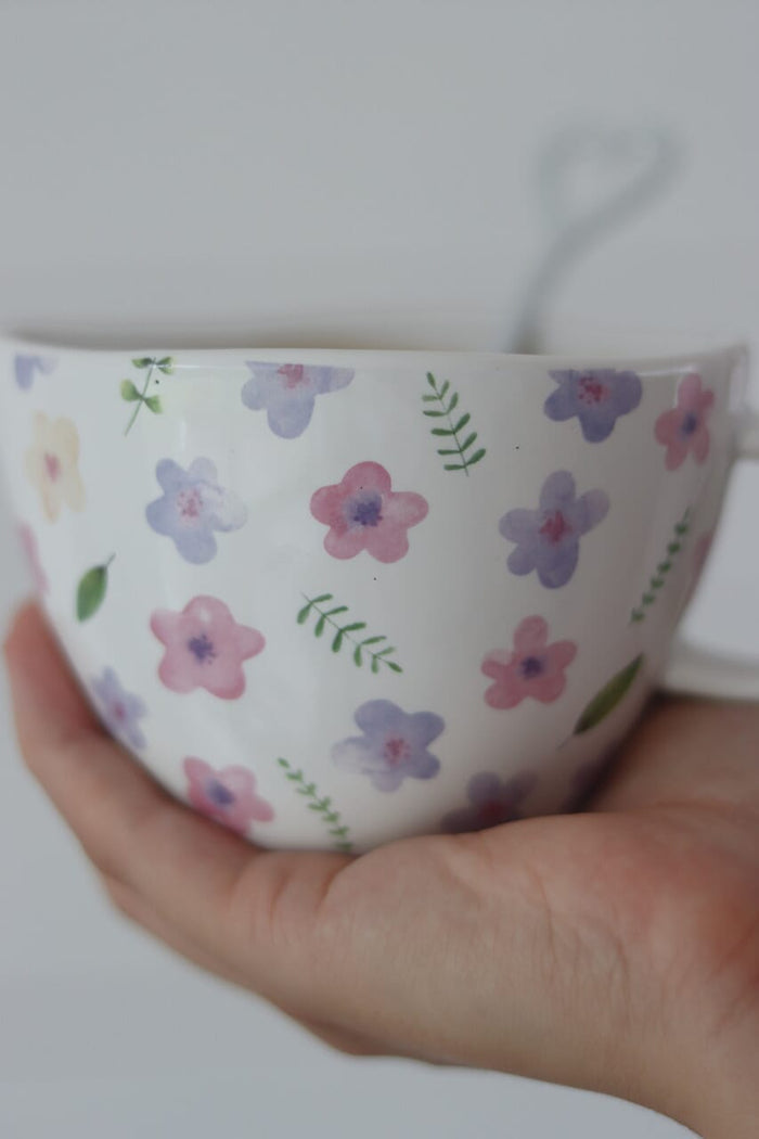 Ceramic Flower Mug - Bloom