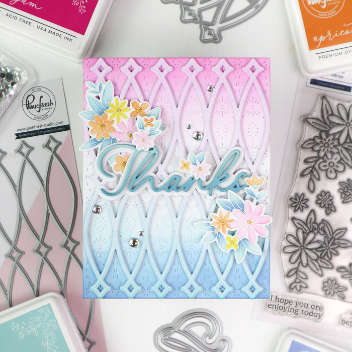 Cheerful Blossoms stamp