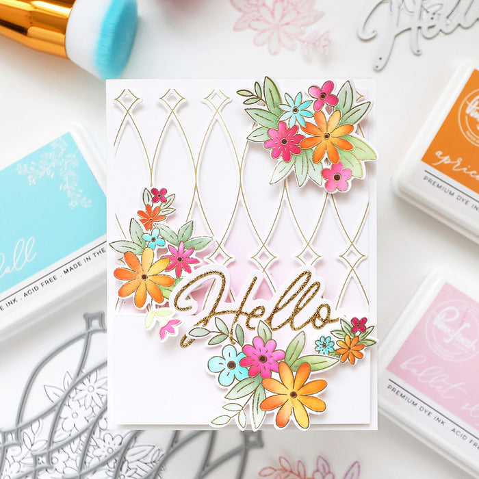 Cheerful Blossoms stamp