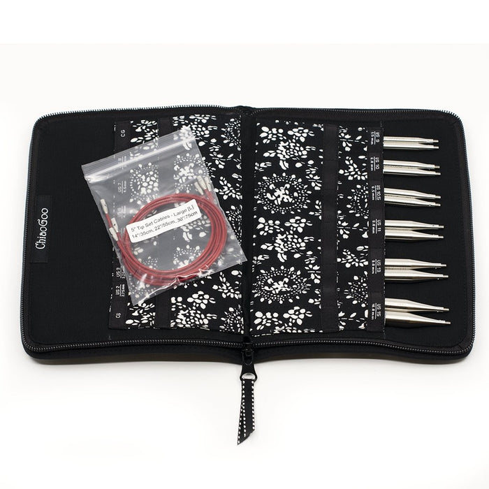 ChiaoGoo ChiaoGoo TWIST Red Lace Interchangeable 4" (10cm) Tip Sets -Red Lace 4" (13cm) Tip Sets US 2-8 (2.75-5mm) | Knitting Needles at Michigan Fine Yarns