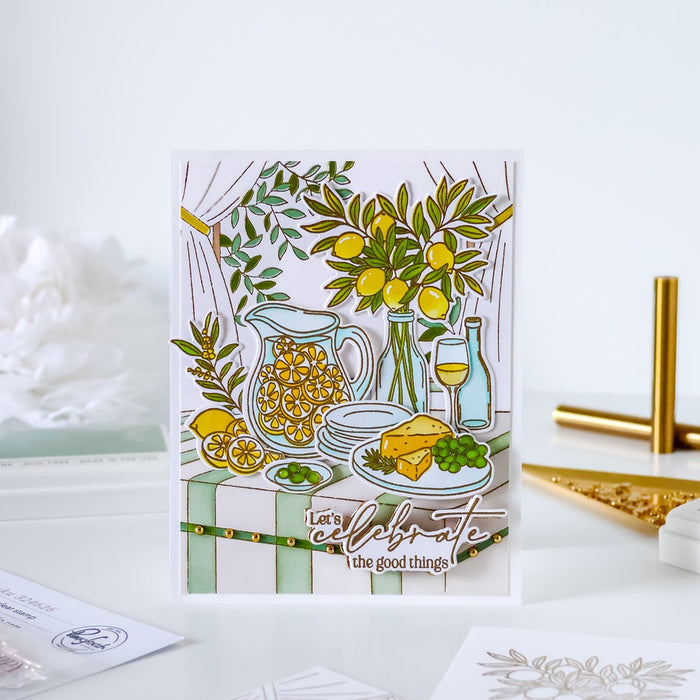Citrus Still Life stamp
