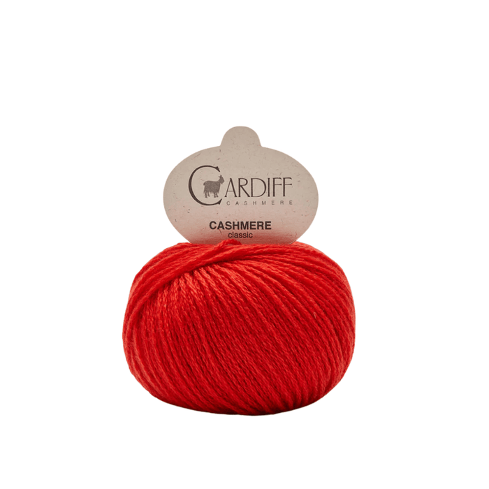 Cardiff Cashmere Classic - 517 - Hermes (Mandarin) | Yarn at Michigan Fine Yarns