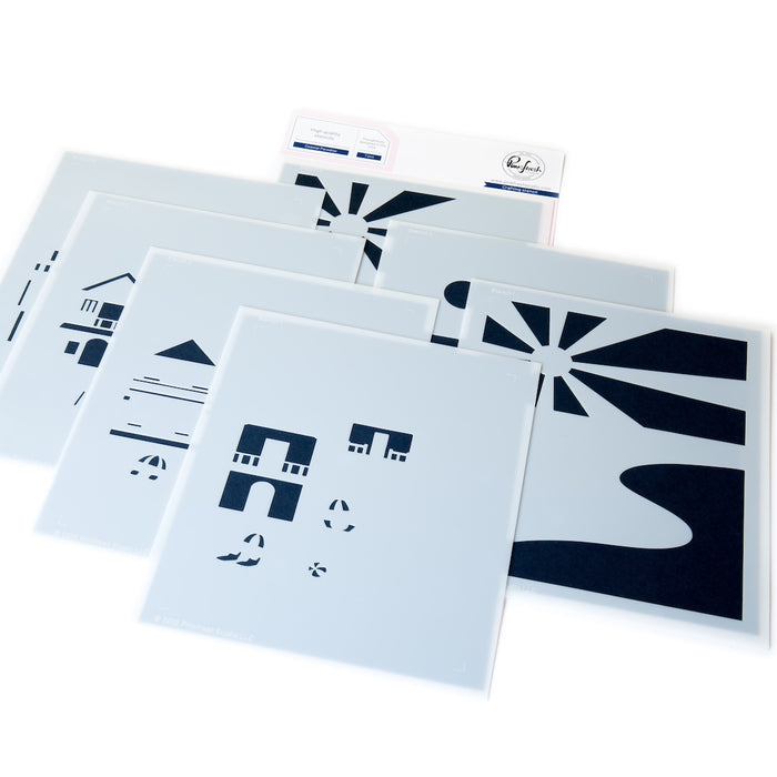 Coastal Paradise stencil