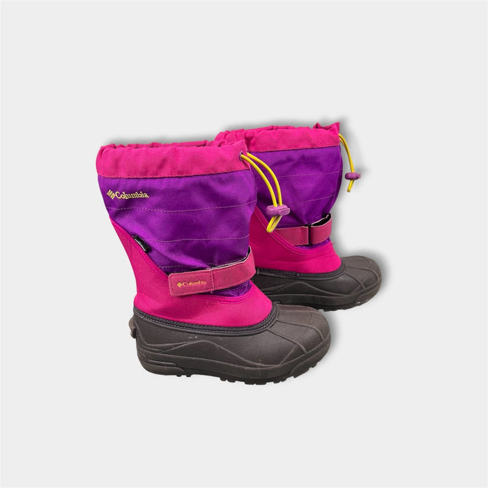 Columbia Children Powderbug Plus II Winter Snow Boots Haute Pink 3