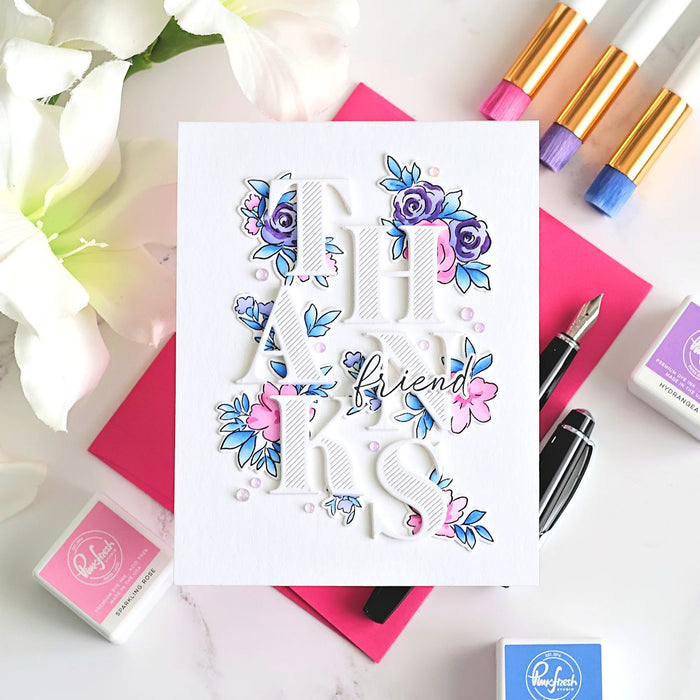 Cozy Blooms stamp