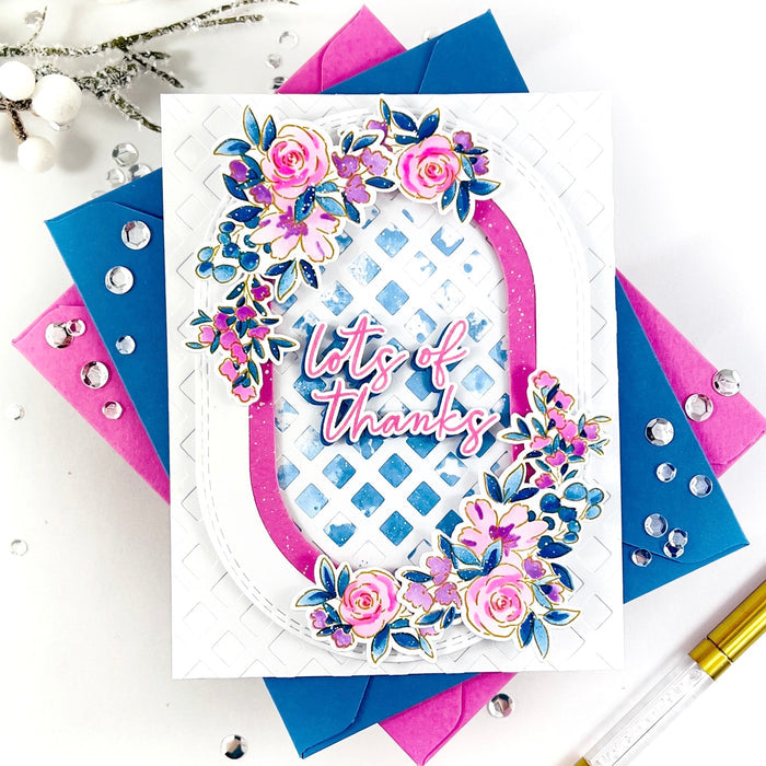 Cozy Blooms stamp