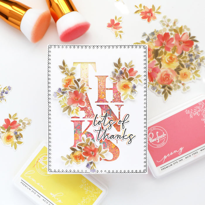 Cozy Blooms stencil