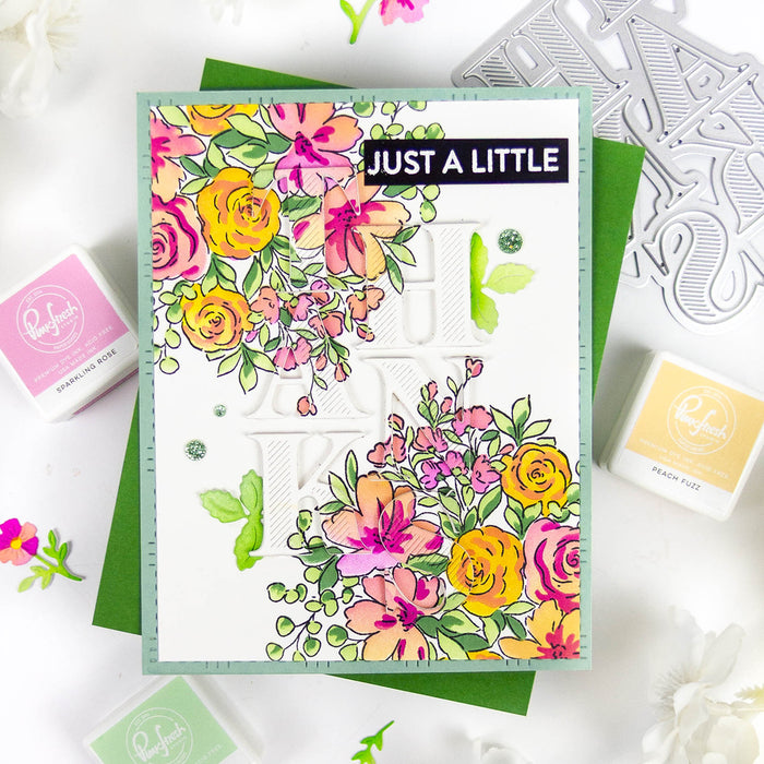 Cozy Blooms stencil