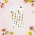 Crafted Moments: Metallic Enamel Dots