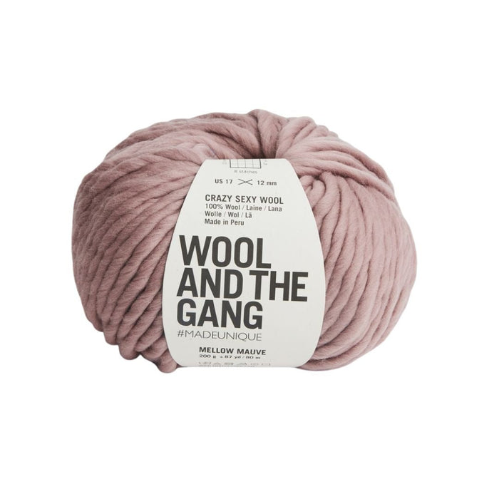 Wool And The Gang Crazy Sexy Wool - Mellow Mauve | Yarn at Michigan Fine Yarns