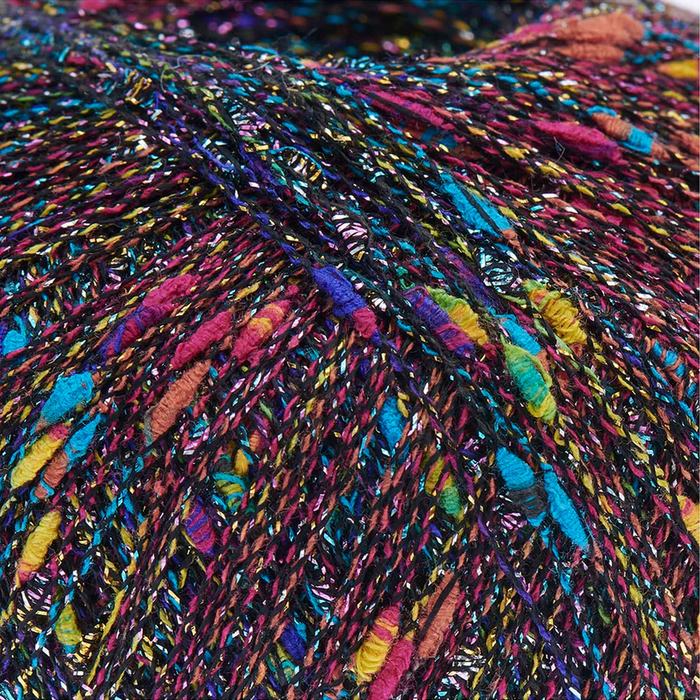 Rico Design Creative Make It Rainbow Glitz - 001 - Black  | Yarn at Michigan Fine Yarns