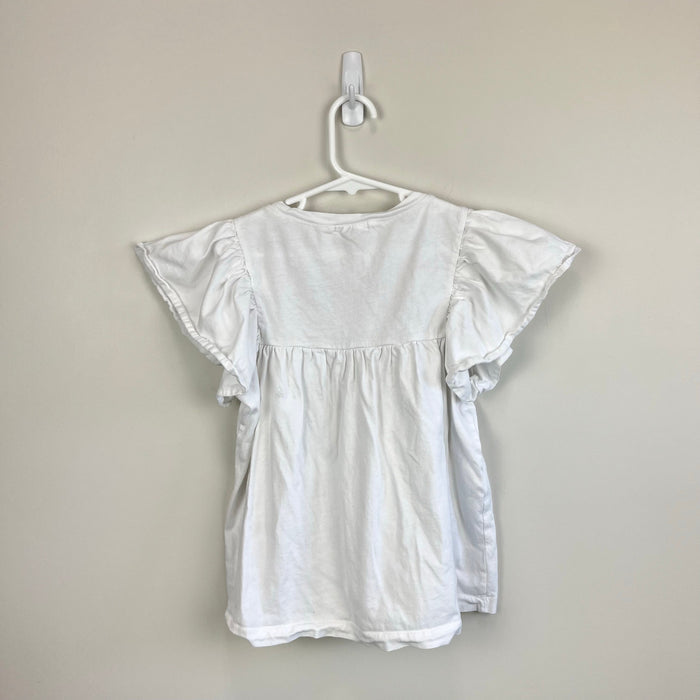 Crewcuts Everyday Embroidered Flutter Sleeve Top 8