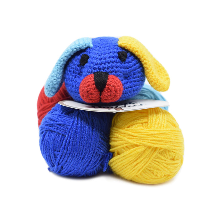Plymouth Yarns Cuddle Buddies Kit - 202 - Dog Primary 843273057087 | Yarn at Michigan Fine Yarns