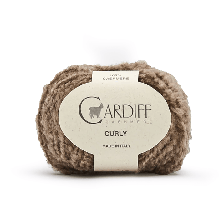 Cardiff Cashmere Curly - 103 - Brown  | Yarn at Michigan Fine Yarns