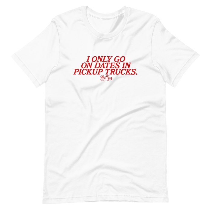 Dates In Pickup Trucks T-Shirt Adult
